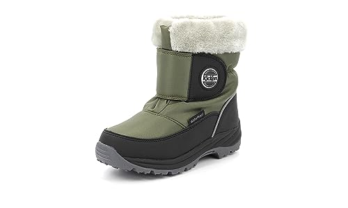 Kickers Jungen Unisex Kinder Jumpsnow WPF Schneeschuh, Khaki Schwarz, 25 EU von Kickers