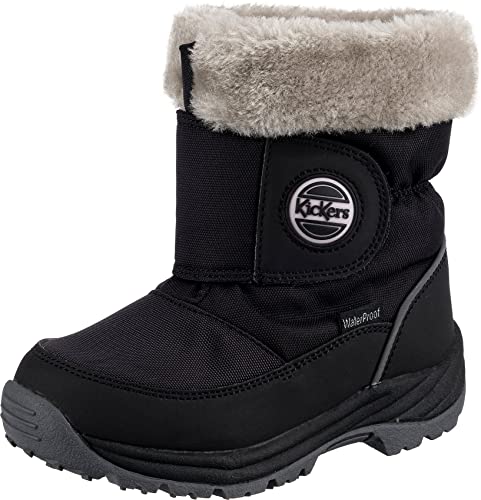 Kickers Jungen Unisex Kinder Jumpsnow WPF Schneeschuh, Schwarz, 21 EU von Kickers