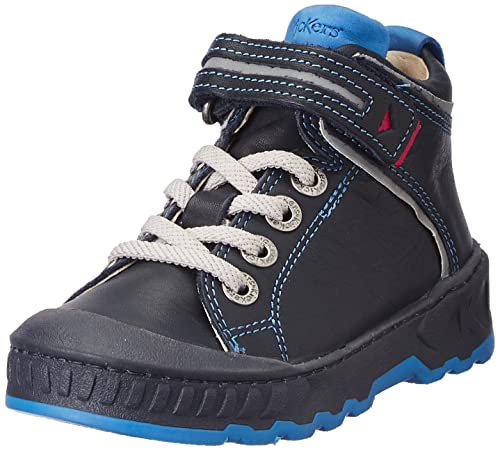 Kickers Baby-Jungen Kick Teen Sneaker, Marine, 26 EU von Kickers