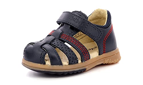 Kickers Platiback Sandalen, Blau (Marine 10), 19 EU von Kickers