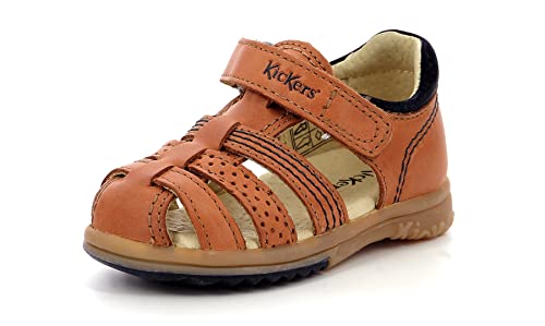 Kickers Platiback Sandalen, Braun (Camel 114), 21 EU von Kickers