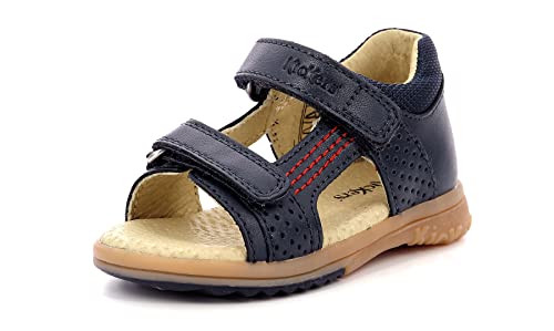 Kickers Baby-Jungen Plazabi Sandalen, Blau (Marine 10), 19 EU von Kickers