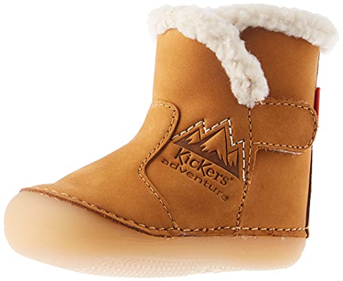 Kickers Baby-Jungen Sobooty Mary Jane Schuh, Camel, 18 EU von Kickers