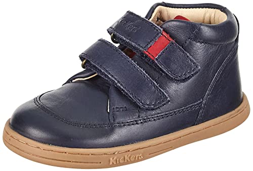 Kickers Baby-Jungen Tractok Sneaker, Marine, 20 EU von Kickers