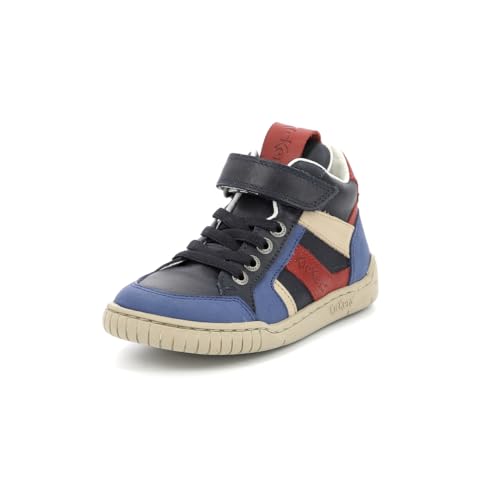 Kickers Baby-Jungen Wincky Cdt Sneaker, Marineblau, 25 EU von Kickers