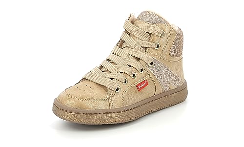 Kickers Baby-Mädchen Lowell Sneaker, Champagne, 24 EU von Kickers