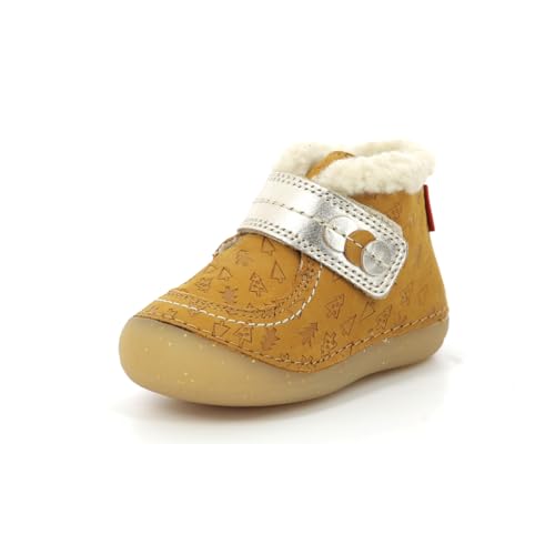 Kickers Jungen Mädchen So Schuss Oxford-Schuh, Gelb/Gold, 18 EU von Kickers