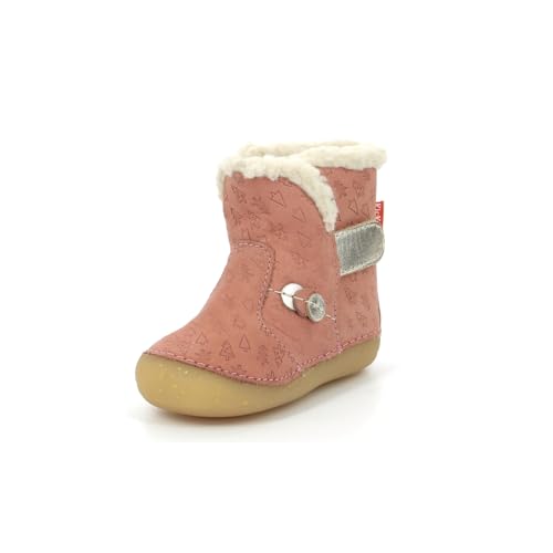 Kickers Baby-Mädchen So Windy Stiefelette, Roségold, Fantasie, 21 EU von Kickers