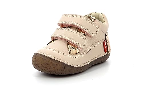 Kickers Baby-Mädchen Sostankro Oxford-Schuh, Hellrosa, Metall, 21 EU von Kickers