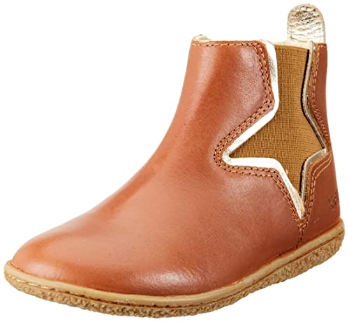 Kickers Baby-Mädchen Vermillon Chelsea-Stiefel, Camel Gold, 25 EU von Kickers