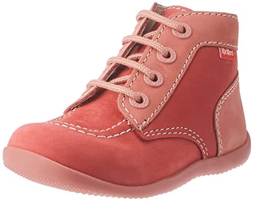 Kickers Bonbon_695075-10 Lauflernschuhe , Unisex Baby , Pink (Rose fonce Perm), 24 EU von Kickers