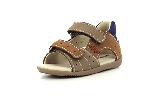 Kickers Boping-2 Sandale, Beige Camel Blau, 19 EU von Kickers