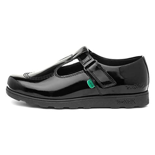 Kickers Fragma T-bar, Damen Mary Jane Halbschuhe, Schwarz (Black Blk), 38 EU von Kickers