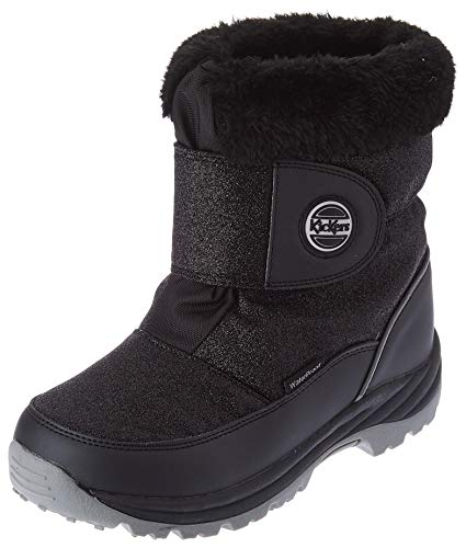 KICKERS Unisex Jumpsnow WPF Stiefelette, GLÄNZEND SCHWARZ, 35 EU von Kickers