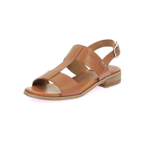 Kickers Damen Kick Bucly Sandale mit Absatz, Camel, 37 EU von Kickers