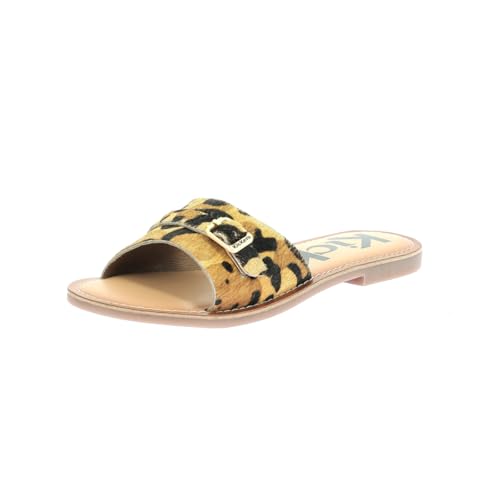 Kickers Damen Kick Diwana Flipflop, Camel Leopard, 38 EU von Kickers