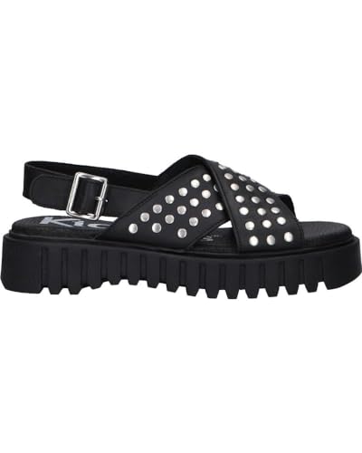 Kickers Damen Kick Fakt Sandale, Schwarz, 39 EU von Kickers