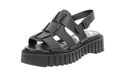 Kickers Damen Kick Faliya Flache Sandale, Schwarz, 40 EU von Kickers