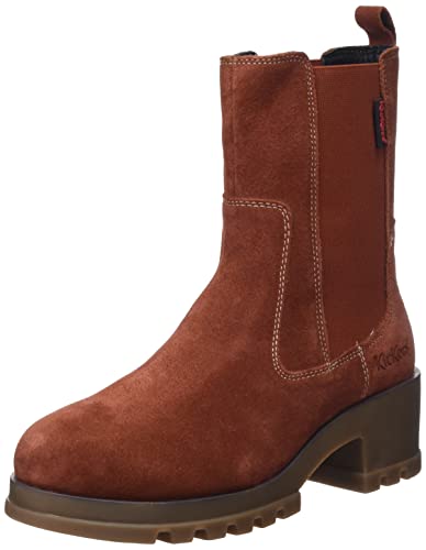 Kickers Damen Kick Happy Chelsea-Stiefel, Orange Rost, 41 EU von Kickers