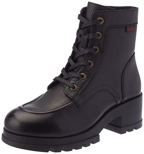 Kickers Damen Kick-Hello Stiefelette, Schwarz, 37 EU von Kickers