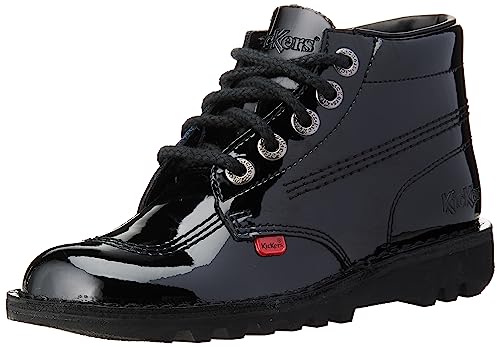 Kickers Damen Kick Hi' Kurzschaft Stiefel, Schwarz (Black), 38 EU von Kickers