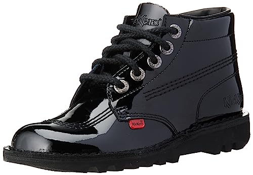 Kickers Damen Kick Hi' Kurzschaft Stiefel, Schwarz (Black), 41 EU von Kickers