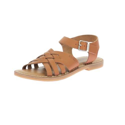 Kickers Damen Kick Ladora Flache Sandale, Camel, 37 EU von Kickers