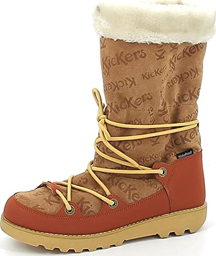 Kickers Damen Kick-Neosnow Schneestiefel, Camel Rost, 38 EU von Kickers