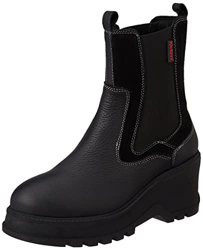 Kickers Damen Kick-Wag Chelsea-Stiefel, Schwarz, 39 EU von Kickers