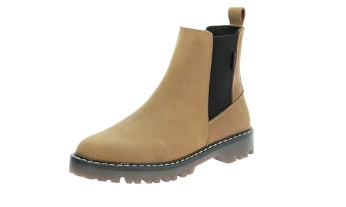 Kickers Damen Kickdeckfit Chelsea-Stiefel, Camel, 38 EU von Kickers