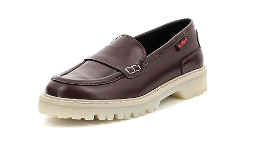 Kickers Damen Loafer Deck Mokassin, Bordeaux, 37 EU von Kickers