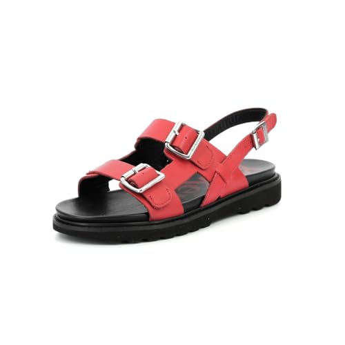 Kickers Damen Neosummer Flache Sandale, Rot, 39 EU von Kickers