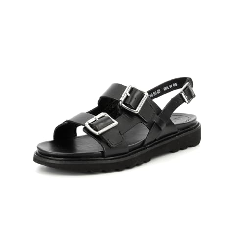 Kickers Damen Neosummer Flache Sandale, Schwarz, 41 EU von Kickers