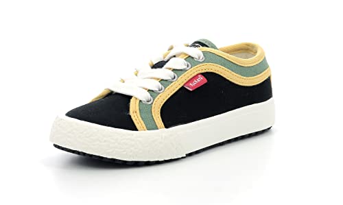 Kickers Geeck Sneaker, Noir Vert, 35 EU von Kickers