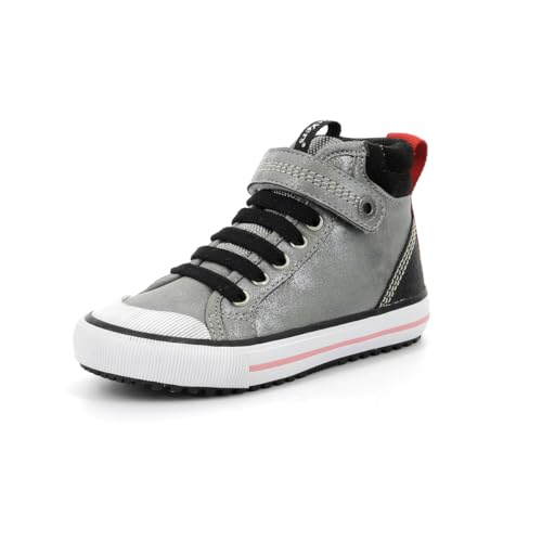 Kickers Geckira Hi Sneaker, Silber Glitter, 28 EU von Kickers