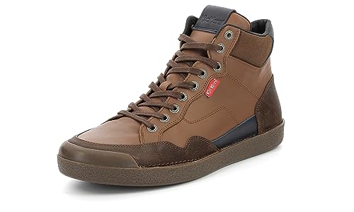 Kickers Herren Kick-Triparty Sneaker, Camel Cognac Marine, 44 EU von Kickers