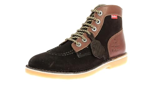 Kickers Herren Kicklegend Stiefelette, Dunkelbraun Camel, 42 EU von Kickers