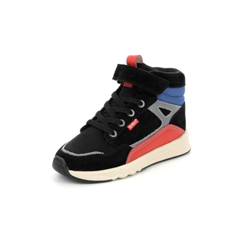 Kickers Herren Kikafar Sneaker, Schwarz/Rot/Blau, 35 EU von Kickers