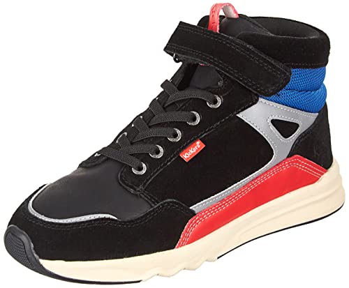 Kickers Herren Kikafar Sneaker, Schwarz/Rot/Blau, 36 EU von Kickers