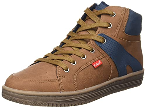 Kickers Herren Lowell Sneaker, Camel Blau, 35 EU von Kickers