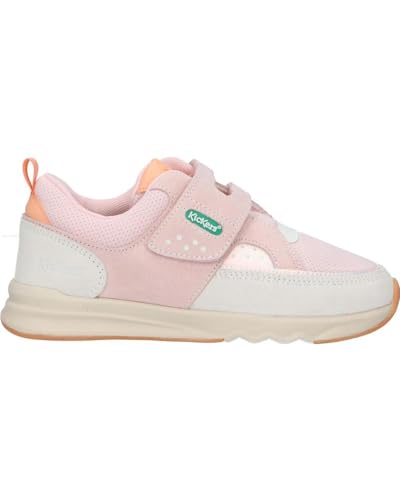 Kickers Jungen Unisex Kinder Kikustom Sneaker, Rose Clair Beige Orange, 34 EU von Kickers