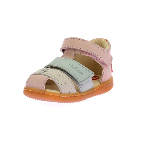 Kickers Jungen Unisex Kinder Kick Bazar Sandale, Hellrosa Multi, 22 EU Kickers Jungen Unisex Kinder Kick Bazar Sandale, Hellrosa Multi, 22 EU von Kickers