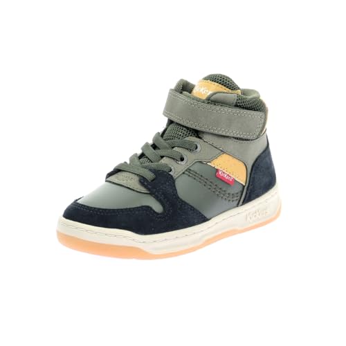 Kickers Jungen Unisex Kinder Kickado Sneaker, Khaki, Marineblau, Camel, 27 EU Kickers Jungen Unisex Kinder Kickado Sneaker, Khaki, Marineblau, Camel, 27 EU von Kickers