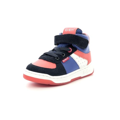 Kickers Kickalien Sneaker, Blu (Marineblau Orange), 22 EU von Kickers