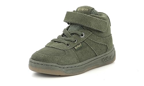 Kickers Jungen Unisex Kinder Kickalien Sneaker, Verde (Kaki), 22 EU von Kickers