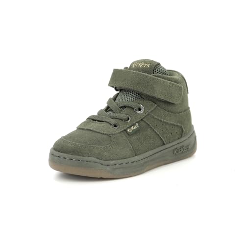 Kickers Jungen Unisex Kinder Kickalien Sneaker, Verde (Kaki), 33 EU von Kickers