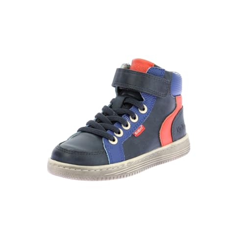 Kickers Jungen Unisex Kinder Lolastic Sneaker, Blau, Marineblau, 31 EU Kickers Jungen Unisex Kinder Lolastic Sneaker, Blau, Marineblau, 31 EU von Kickers