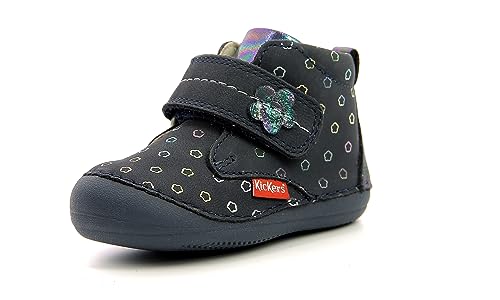 Kickers Jungen Unisex Kinder Sabio Oxford-Schuh, Blu Marine Flower, 20 EU von Kickers