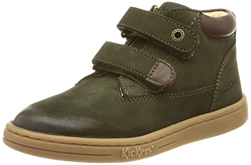 Kickers Jungen Unisex Kinder Tackeasy Oxford-Schuh, kaki, 23 EU von Kickers