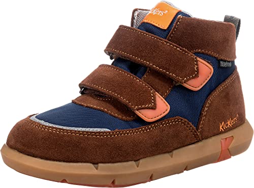 Kickers Junibo Sneaker, Braun, Blau, Orange, 33 EU von Kickers